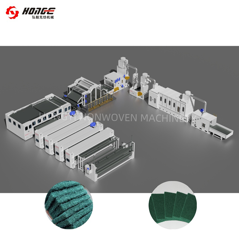 Dây chuyền sản xuất nỉ dập kim HYL