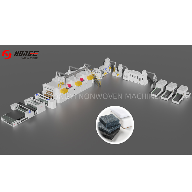 Dây chuyền sản xuất nỉ thải HYL Airlaid